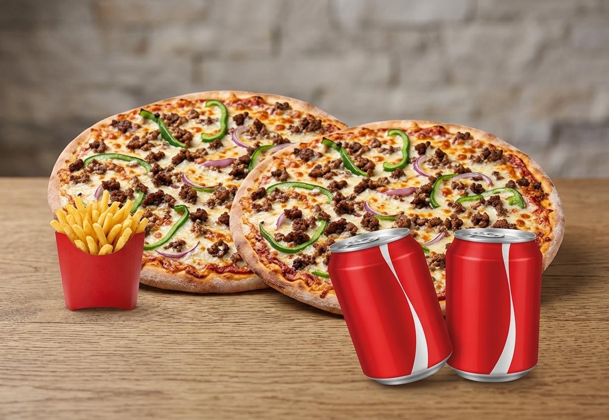 2 Pizzas Grandes