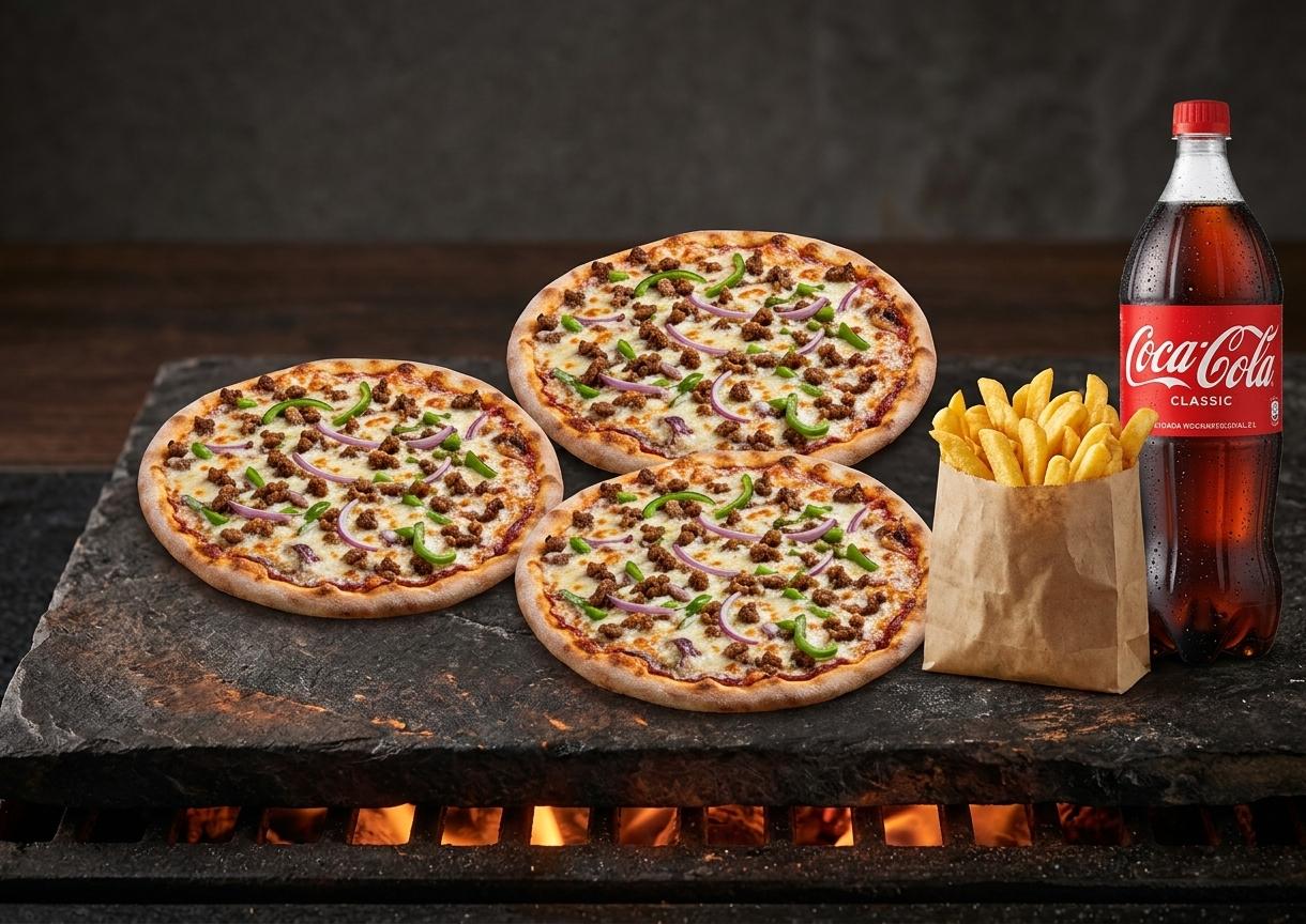 3 Pizzas Medianas