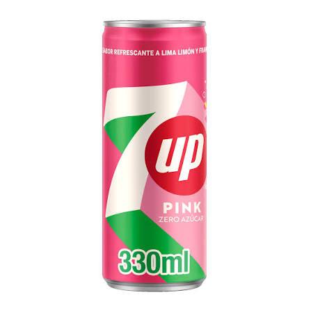 7 Up Pink Lima Limón y Frambuesa 33cl