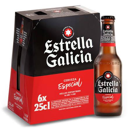Cerveza Estrella Galicia Pack 6 Botellines