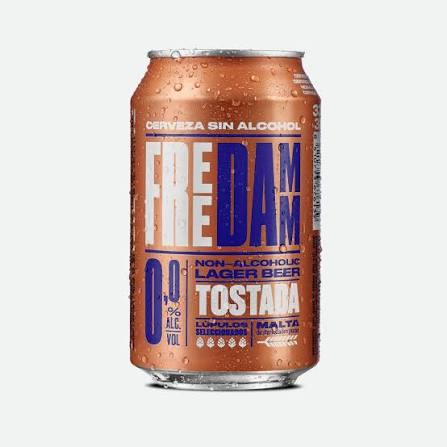 Cerveza Free Damm Tostada 33cl Lata