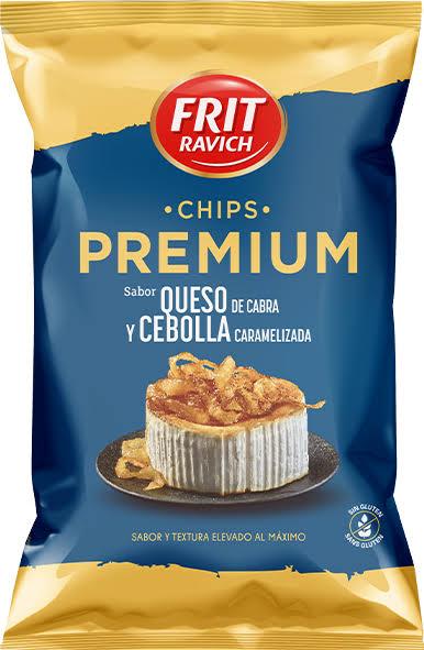 Frit Ravich Patatas Chips Premium Queso de Cabra y Cebolla Caramelizada