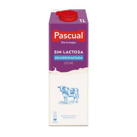 Leche Pascual Sin Lactosa Semidesnatada 1L