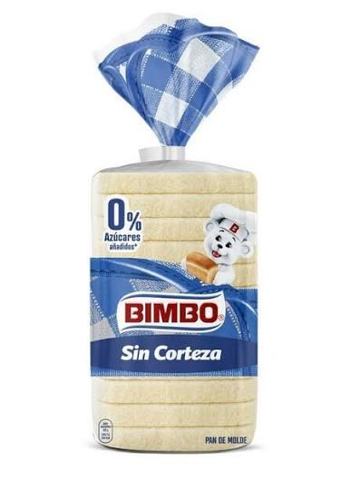 Pan Bimbo Sin corteza 450g