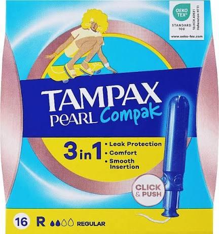 Tampax Compak Regular Amarillo