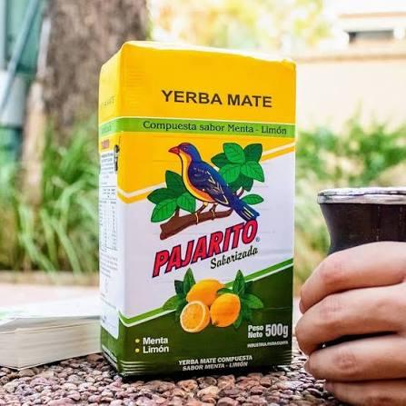 Yerba Mate Pajarito Menta Limón 500g