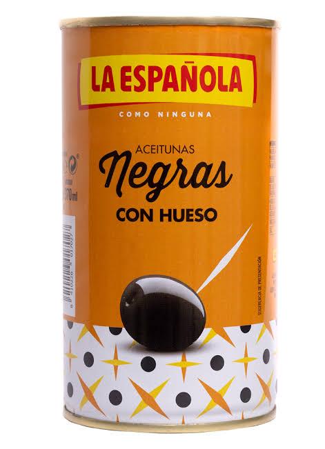Aceitunas La Española Negras con Hueso