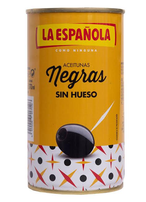 Aceitunas La Española Negras sin Hueso